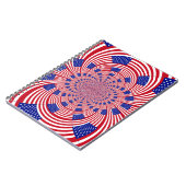 Carnet Beau drapeau américain Extraordinaire Kaleidoscope (Côté gauche)