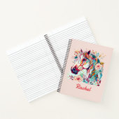 Carnet Beau et Coloré Cheval (Intérieur)