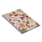 Carnet Beau Floral Pressé (Côté Droit)