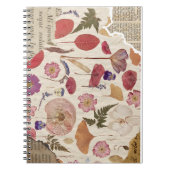 Carnet Beau Floral Pressé (Devant)