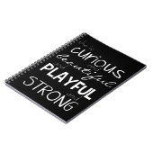 Carnet Beau fort d'habilitation de femme "elle est" (Côté gauche)