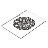 Carnet Beau griffonnage de carré noir de Deco (Côté gauche)