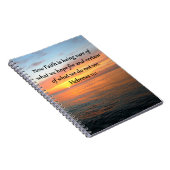 CARNET BEAU HÉBREWS 11:1 DESIGN DE LEVER (Côté Droit)