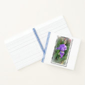 Carnet Beau Iris Bleu Clair (Intérieur)
