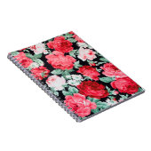 Carnet Beau jardin de roses rouges (Côté Droit)