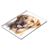 CARNET BEAU LABRADOR JAUNE RÉCUPÉRER CHIEN (Côté gauche)