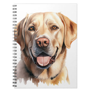 CARNET BEAU LABRADOR JAUNE RÉCUPÉRER CHIEN