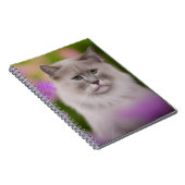 Carnet Beau Maine Coon Himalayan Chat (Côté Droit)