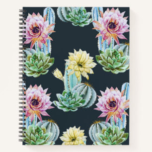 Carnet Beau Motif Cactus