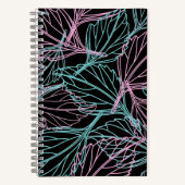 Carnet Beau motif feuille (Recto)