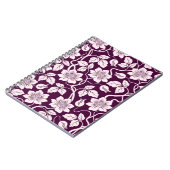 Carnet Beau motif floral (Côté gauche)