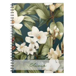 Carnet Beau motif floral classique