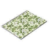 Carnet Beau motif floral classique (Côté gauche)