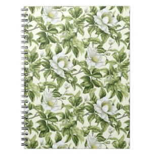 Carnet Beau motif floral classique