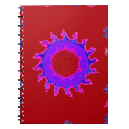 Carnet Beau Motif Indien Mehndi Art Design (Devant)