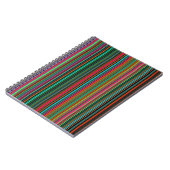 Carnet Beau Motif multicolore coloré (Côté gauche)