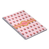 Carnet Beau Motif rose rose (Côté Droit)