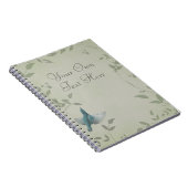Carnet Beau Oiseau Bleu (Côté Droit)