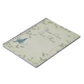Carnet Beau Oiseau Bleu (Côté gauche)
