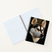 Carnet Beau Oreiller Husky Lrow (Intérieur)