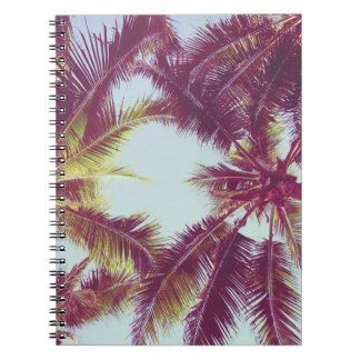 Carnet Beau palmier tropical autour de l'océan