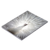 Carnet Beau paon blanc (Côté gauche)