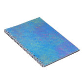 Carnet Beau papier bleu marbré (Côté Droit)
