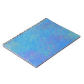 Carnet Beau papier bleu marbré (Côté gauche)