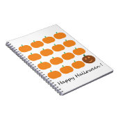 Carnet Beau Patch Citrouille Halloween (Côté Droit)