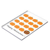 Carnet Beau Patch Citrouille Halloween (Côté gauche)