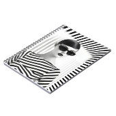 Carnet Beau Portrait D'Art Des Femmes Noires Et Blanches (Côté gauche)