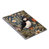 Carnet Beau Puffin William Morris Inspiré (Côté Droit)