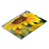 Carnet Beau tournesol (Côté gauche)