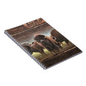 Carnet Beau troupeau de bisons (Côté Droit)