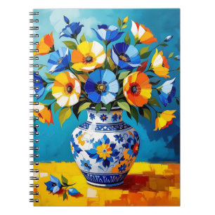 Carnet Beau vase de fleurs