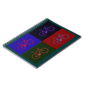 Carnet beau vélo . vélo . thème vélo (Côté gauche)