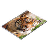 Carnet Beau visage de tigre (Côté gauche)