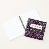 Carnet Beaucoup de Motif de chats galaxy (Intérieur)