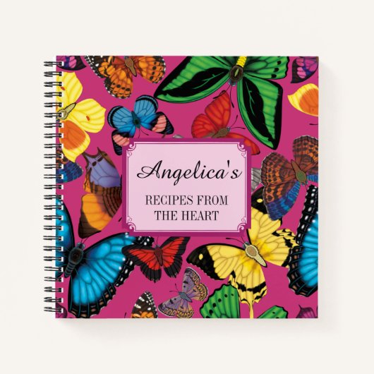 Carnet Beaucoup de papillons ! Recette (Devant)