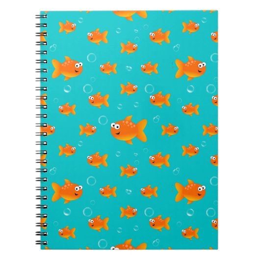 Carnet Beaucoup de poissons rouges (Devant)
