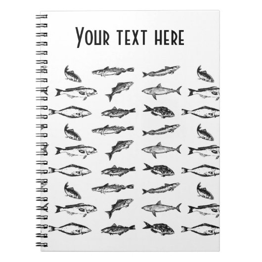 Carnet Beaucoup de poissons : une collection de natation (Devant)