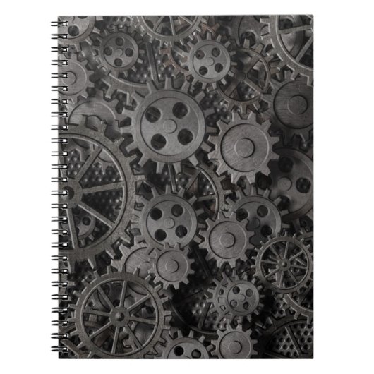 Carnet Beaucoup de vieilles vitesses en métal ou pièces (Devant)