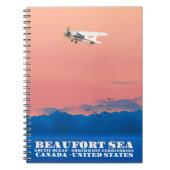 Carnet Beaufort Sea Canada affiche de voyage aux États-Un (Devant)