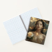 Carnet Beauté asiatique avec rose blanche (Intérieur)