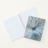 Carnet Beauté Élégante Fleur d'Art Abstrait Moderne Fract (Intérieur)