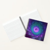 Carnet Beauté florale Abstraite Fleur d'art fractionnée c (Intérieur)