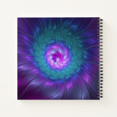 Carnet Beauté florale Abstraite Fleur d'art fractionnée c (Dos)