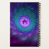 Carnet Beauté florale Abstraite Fleur d'art fractionnée c (Verso)