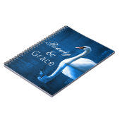 Carnet Beauté Grace Tranquil Lac Cygne blanc (Côté gauche)