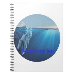 Carnet Beauté marine glacier-